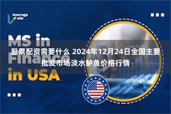 股票配资需要什么 2024年12月24日全国主要批发市场淡水鲈鱼价格行情