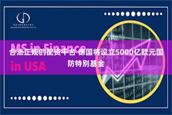 合法正规的配资平台 德国将设立5000亿欧元国防特别基金